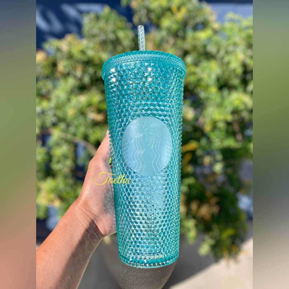 Starbucks Japan 2022 Exclusive Aqua Studded Venti Tumbler